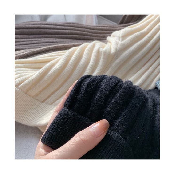 大人カジュアルなニットワイドパンツ 冬 モップパンツ | maison de LATIR | 詳細画像14 