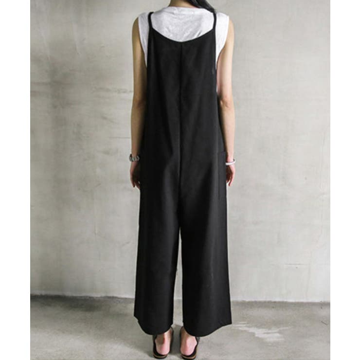 トレンド感のある大人なオールインワンワイドサロペット カジュアル 韓国 | maison de LATIR | 詳細画像6 