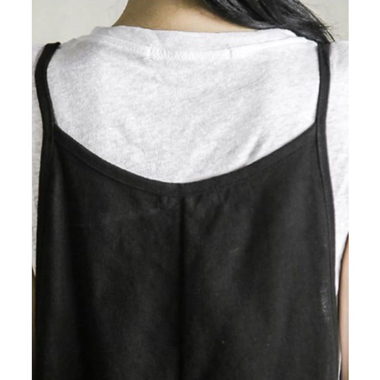 トレンド感のある大人なオールインワンワイドサロペット カジュアル 韓国 | maison de LATIR | 詳細画像8 