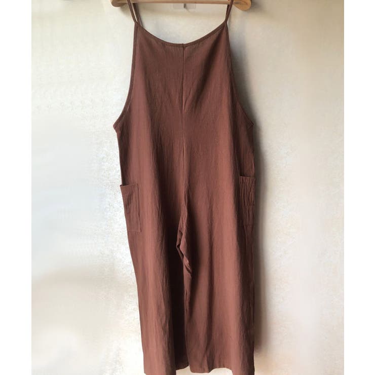 トレンド感のある大人なオールインワンワイドサロペット カジュアル 韓国 | maison de LATIR | 詳細画像10 