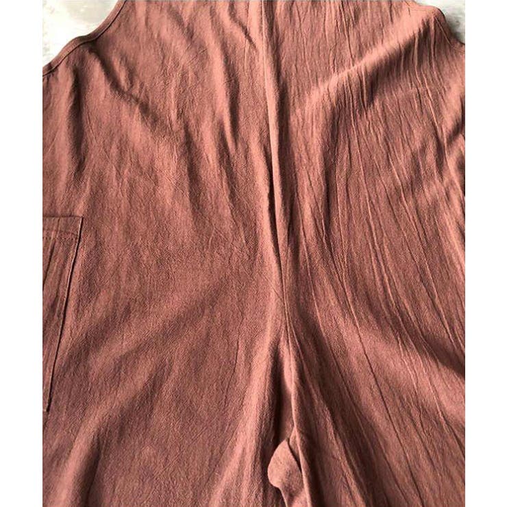 トレンド感のある大人なオールインワンワイドサロペット カジュアル 韓国 | maison de LATIR | 詳細画像13 