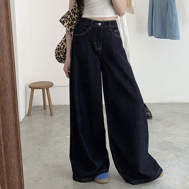 大人こなれ感を演出するワイドパンツ ハイウエスト 美スタイル | maison de LATIR | 詳細画像10 