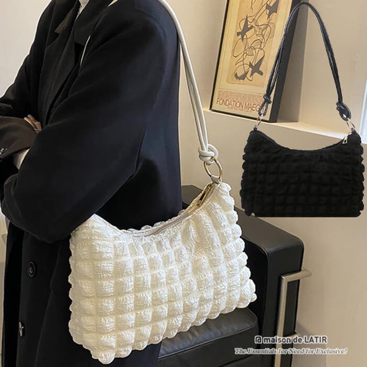きれいめに使えるワンショルバッグ オールシーズン オンオフ使える | maison de LATIR | 詳細画像1 
