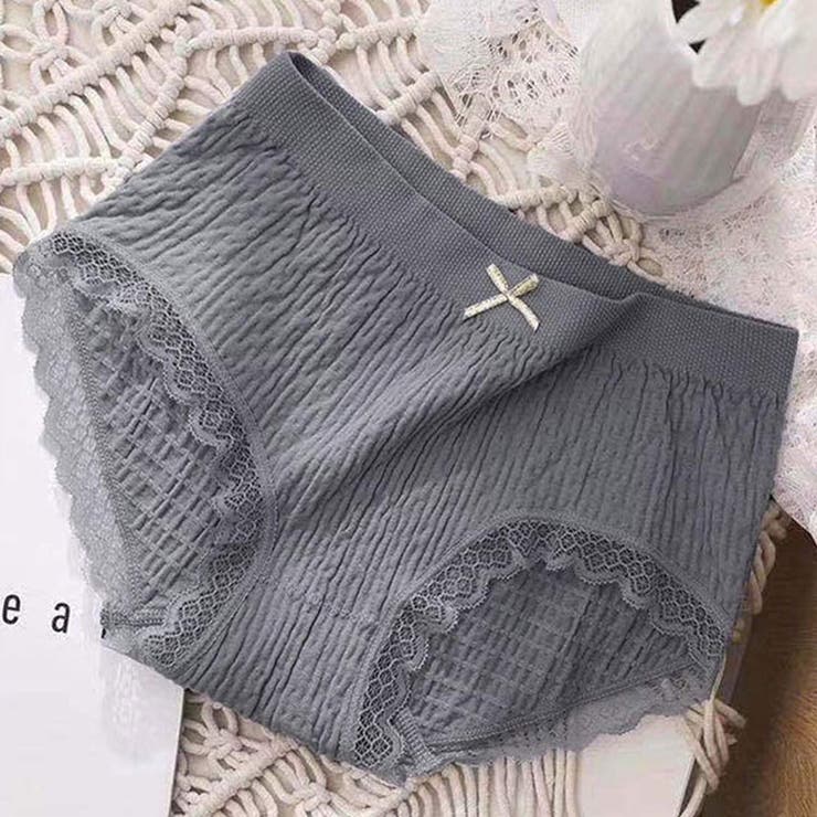 ビオラ×ブラック | 2枚セットアクセントリボン ショーツ レディース | maison de LATIR