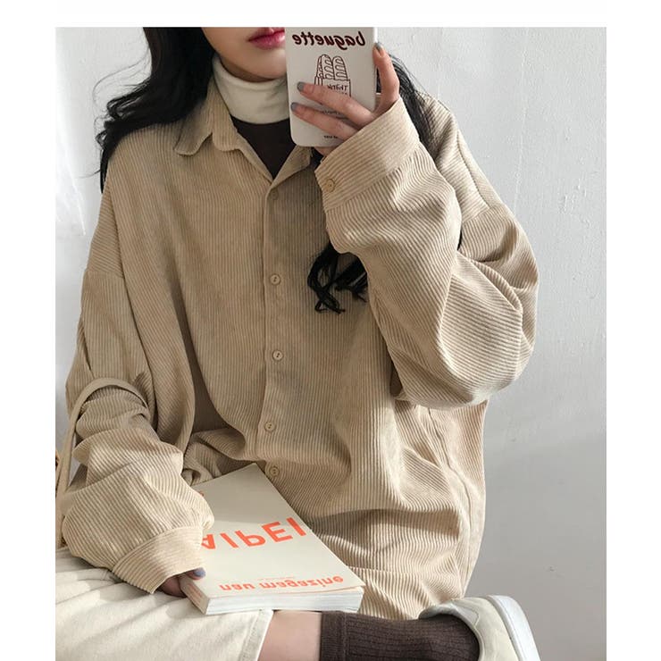 シャツジャケットアウター冬長袖厚手夏レトロ冬服トップスカジュアルルーズシャツコーデュロイビックシルエットトップス夏アウター大きめ韓国トップス夏韓国