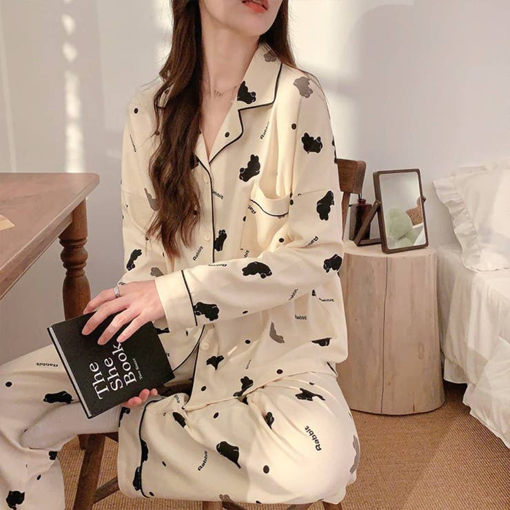 【上下セット】リラックスタイムにおすすめのルームウェア 休日 パジャマ | maison de LATIR | 詳細画像3 