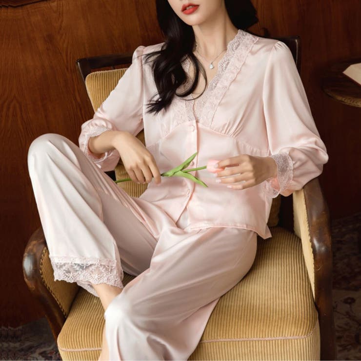 上品で肌触りの良いルームウェア パジャマ お家タイム | maison de LATIR | 詳細画像6 