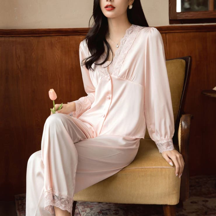 上品で肌触りの良いルームウェア パジャマ お家タイム | maison de LATIR | 詳細画像7 