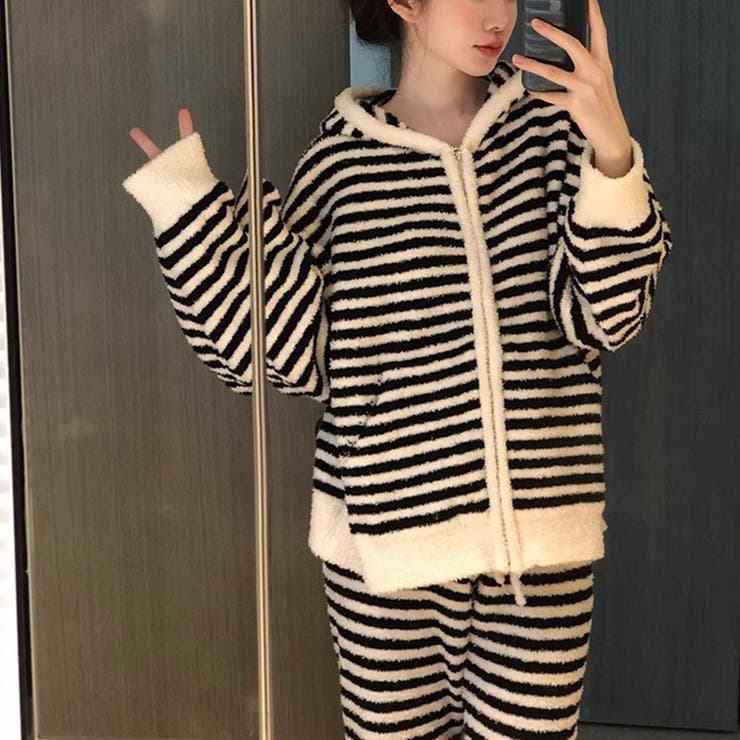 もこもこ上下セットアップパジャマ 部屋着 旅行 | maison de LATIR | 詳細画像11 