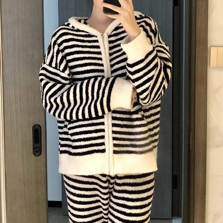 もこもこ上下セットアップパジャマ 部屋着 旅行 | maison de LATIR | 詳細画像14 