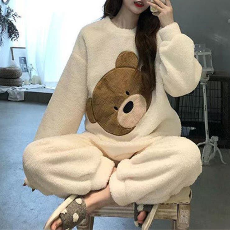 おうち時間をもっとかわいく快適にルームウェアセットアップ ふわふわ もこもこ | maison de LATIR | 詳細画像4 