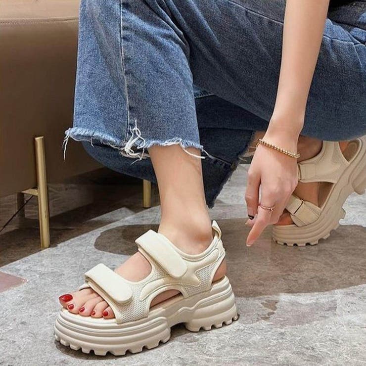 メゾピアノサンダル　レア　L メゾ ピアノ(mezzo piano)のサンダル- 子ども服のナルミヤ