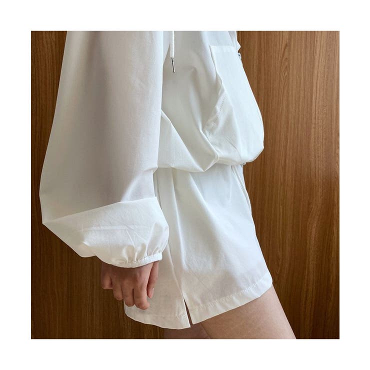 カジュアルなルーズパーカーのセットアップ スポーツ ワイドレッグ | maison de LATIR | 詳細画像3 