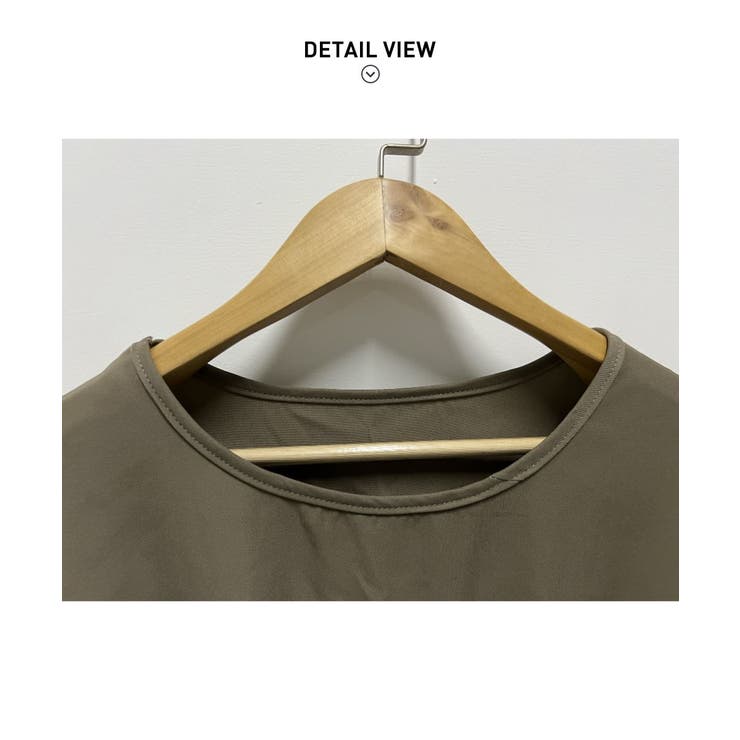 シンプルなデザインがセットアップ ノースリーブ ワイドパンツ | maison de LATIR | 詳細画像17 