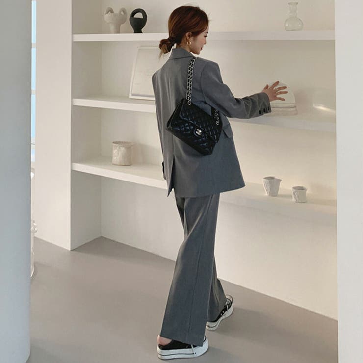 美スタイル魅せのジャケット&パンツセレモニースーツ オフィス 韓国ファッション | maison de LATIR | 詳細画像9 