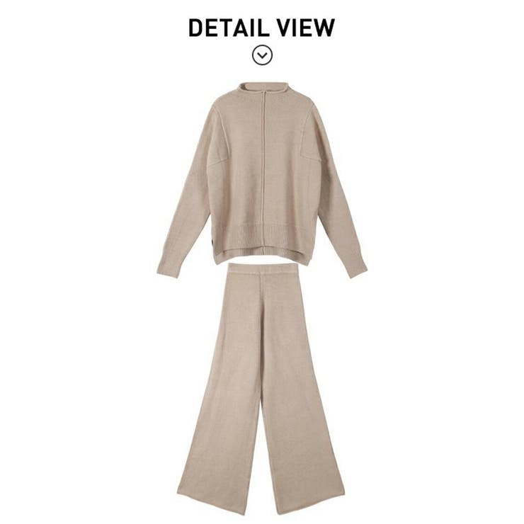 動きやすさと快適さにこだわったセットアップ トップス&パンツ デイリー | maison de LATIR | 詳細画像9 