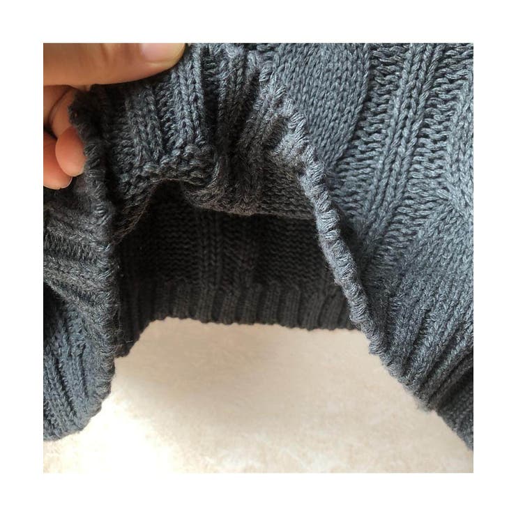 レディなシルエットを楽しむケーブルニット&リブ編みスカートセットアップ ニットプ… | maison de LATIR | 詳細画像12 