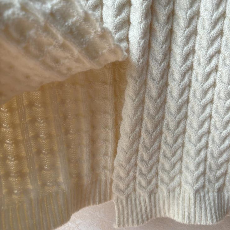 ほどよいフィット感で綺麗なライン魅せエレガントショート丈ニットトップス&ミディア… | maison de LATIR | 詳細画像15 