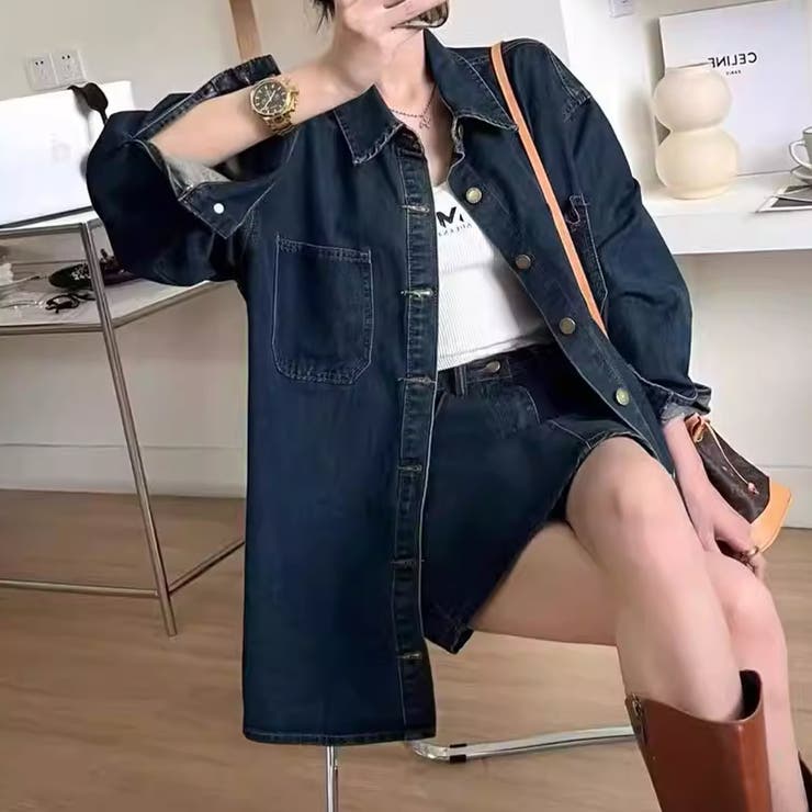 着るだけでコーデが決まるセットアップ デニム ホーム | maison de LATIR | 詳細画像1 