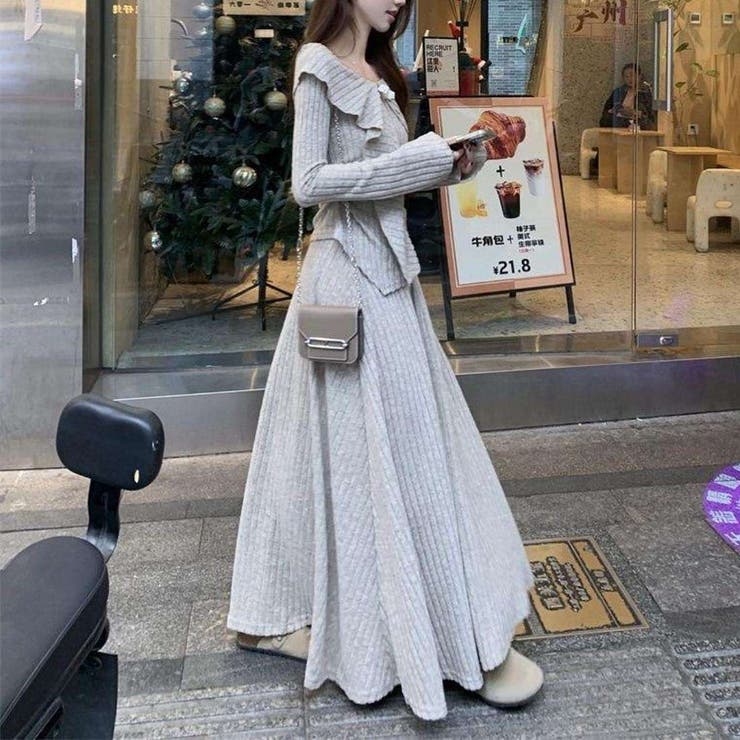 ナチュラルで上品なセットアップ トップス スカート | maison de LATIR | 詳細画像3 