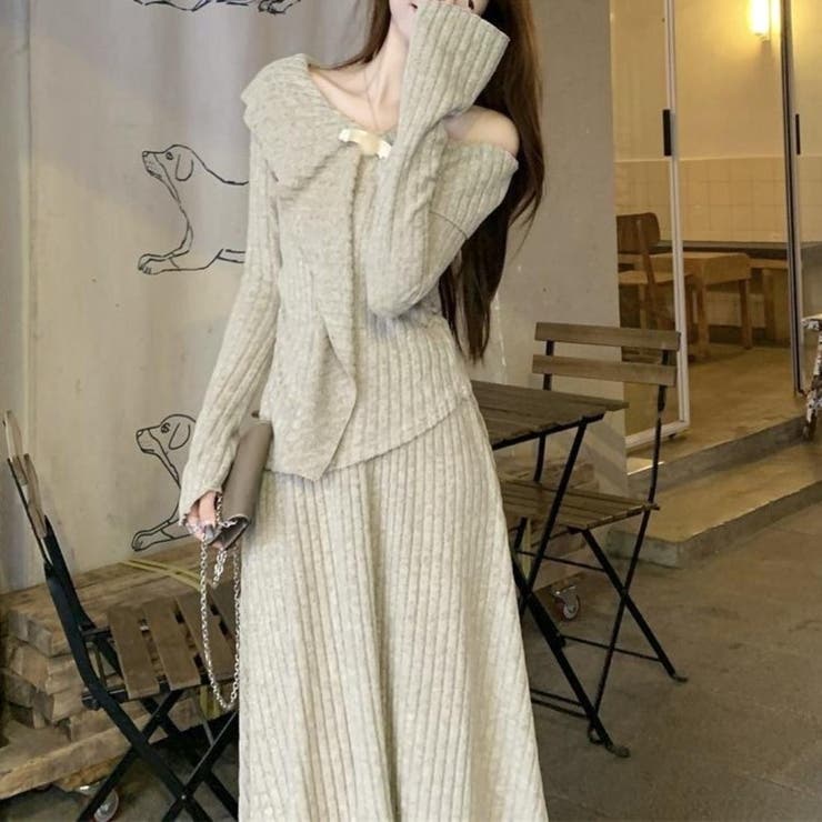 ナチュラルで上品なセットアップ トップス スカート | maison de LATIR | 詳細画像6 