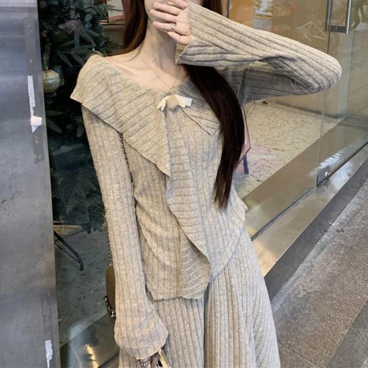 ナチュラルで上品なセットアップ トップス スカート | maison de LATIR | 詳細画像8 