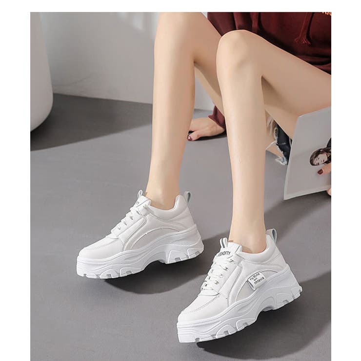 当社限定カラー7色！信頼の高レビュー数！程よく盛れる厚底レディーススニーカー | maison de LATIR | 詳細画像4 