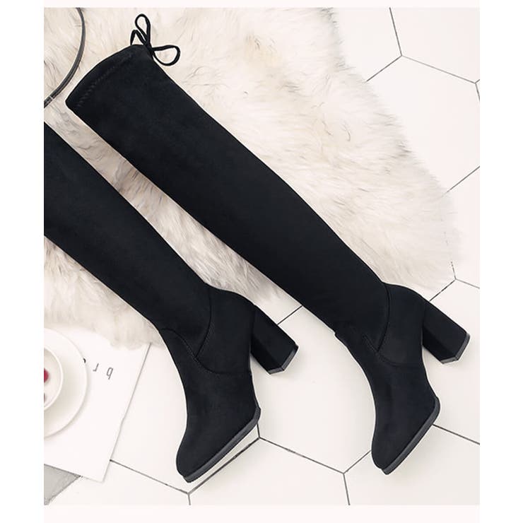 無地 ロング ブーツ | maison de LATIR | 詳細画像9 