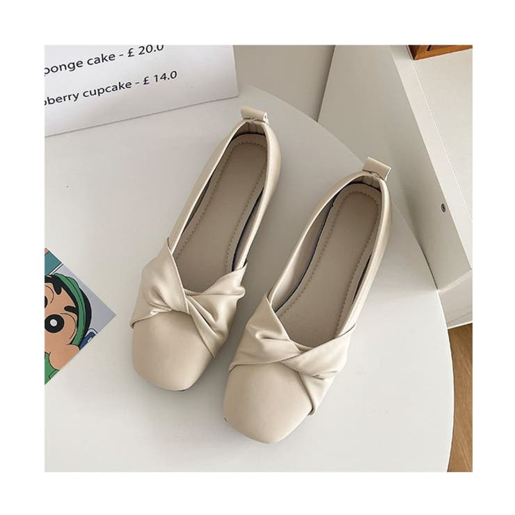 どんなコーデにも取り入れやすいツイストリボンデザインスリッポン 冬 フラット | maison de LATIR | 詳細画像13 