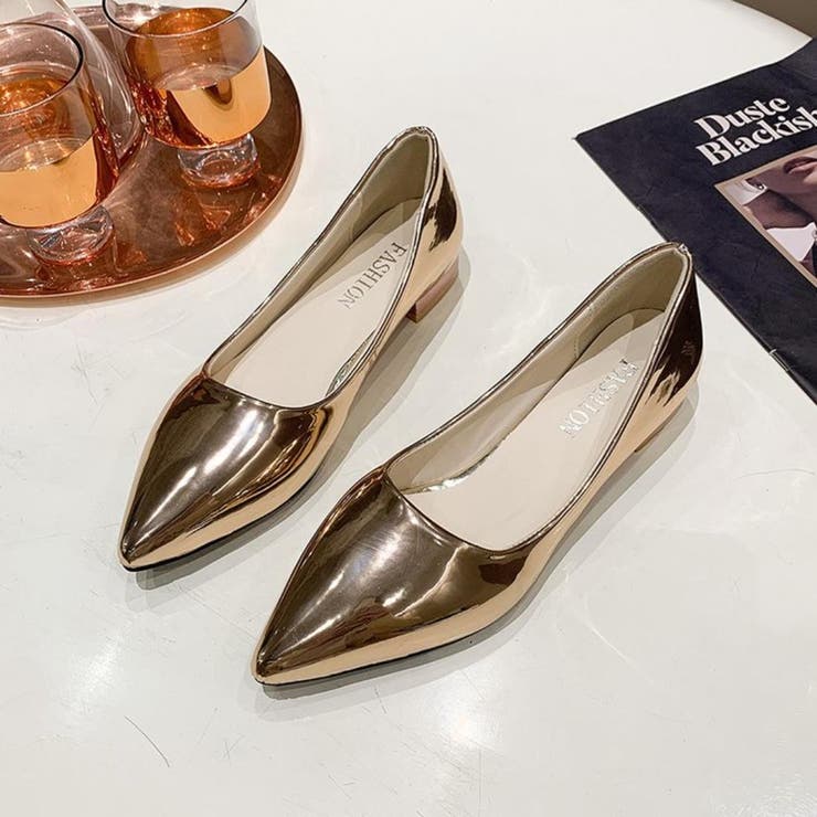 イルビゾンテ　美品　フラットパンプス　春色　パステルカラー　23.5センチ VIVIAN パンプス 痛くない 歩きやすい レディース フラット