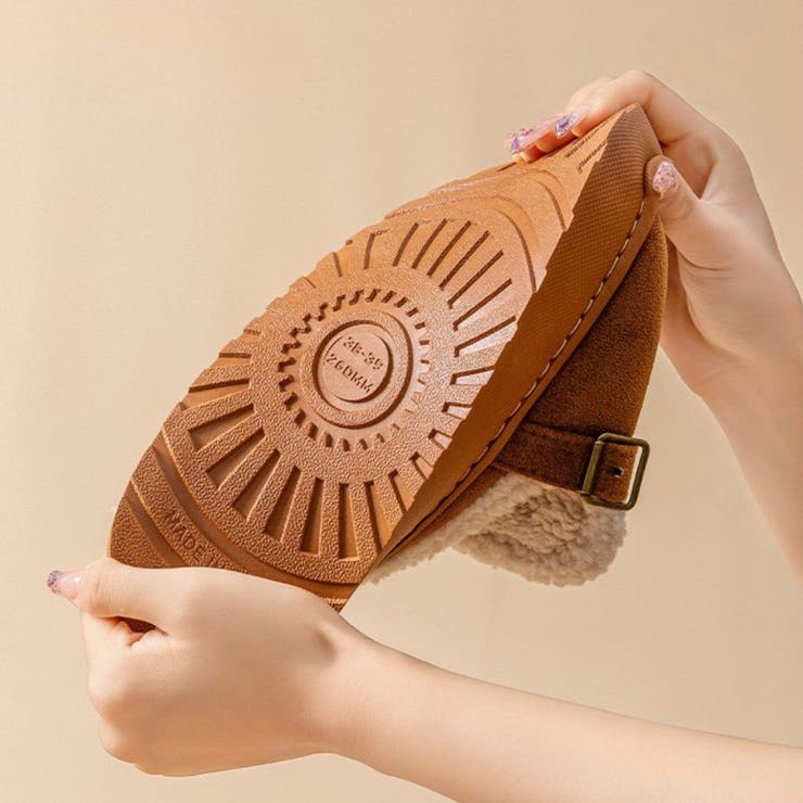 暖足元ふわもこムートンスリッポン シューズ ヒール4cm | maison de LATIR | 詳細画像16 