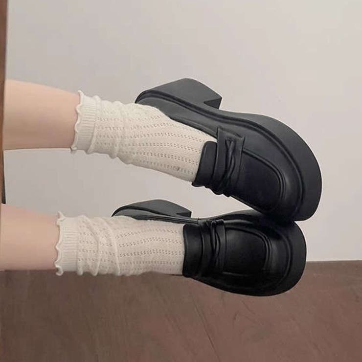 足元を今っぽく歩きやすい大人厚底ローファー オフィス オフィスカジュアル | maison de LATIR | 詳細画像8 