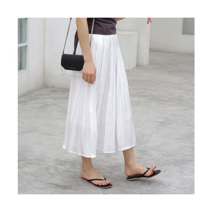 艶感で魅せる。大人の余裕を感じるサテンプリーツ プリーツ サテン | maison de LATIR | 詳細画像7 