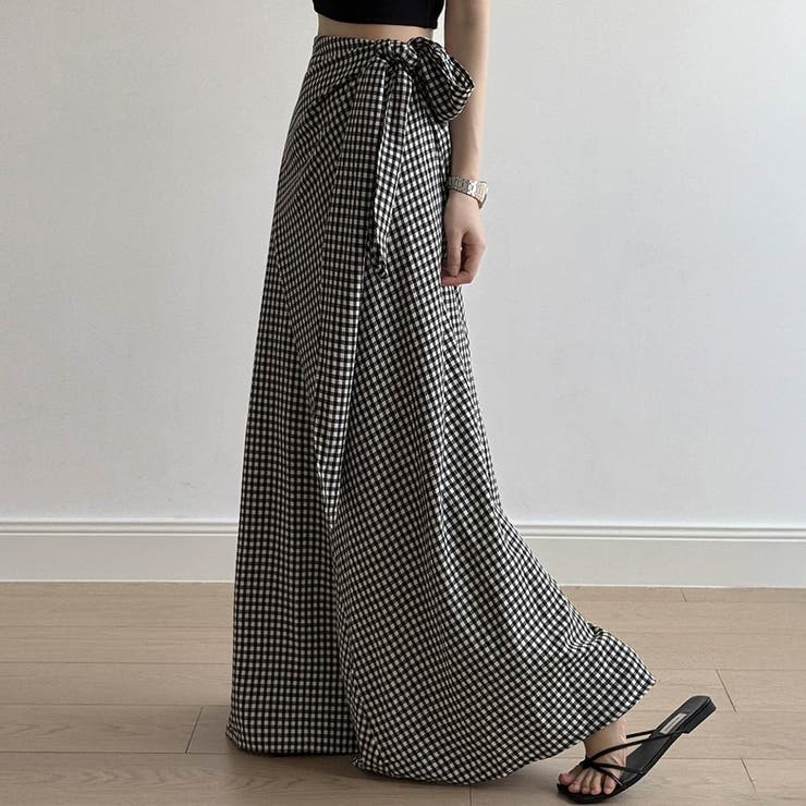 秋冬も大人っぽさをプラスロングチェックスカート 秋冬ファッション 大人カジュアル | maison de LATIR | 詳細画像1 