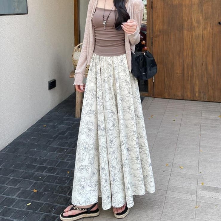 旬な大人こなれ感を演出マキシスカート ボトム ロング | maison de LATIR | 詳細画像6 