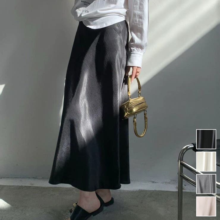 上品に大人っぽさを引き立てるマキシスカート ボトム フレアスカート | maison de LATIR | 詳細画像1 