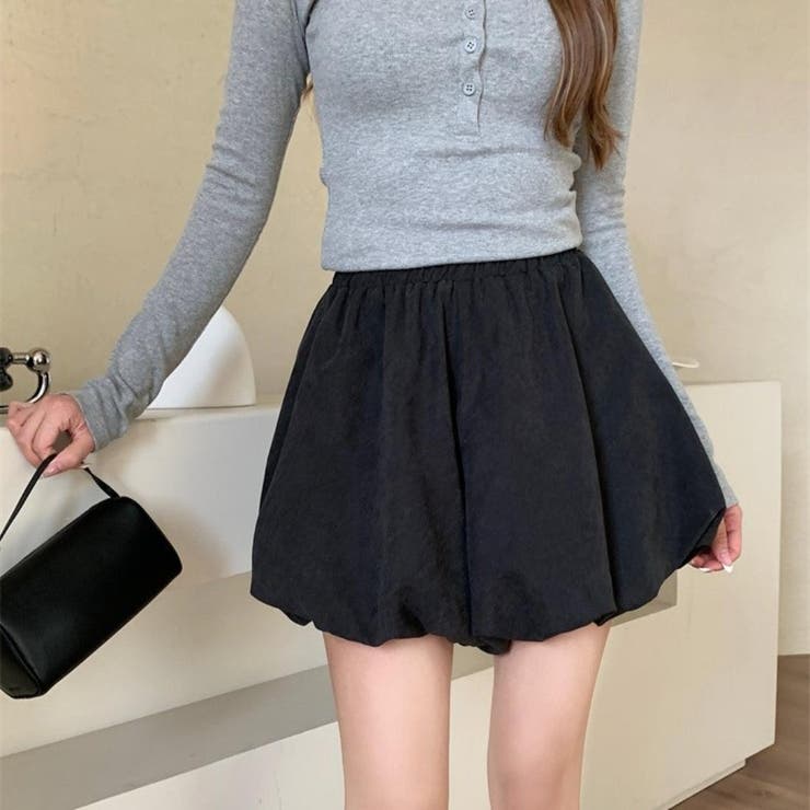 オフィスでもホームでも楽しめる、バルーンミニスカート パラシュートミニスカート | maison de LATIR | 詳細画像10 