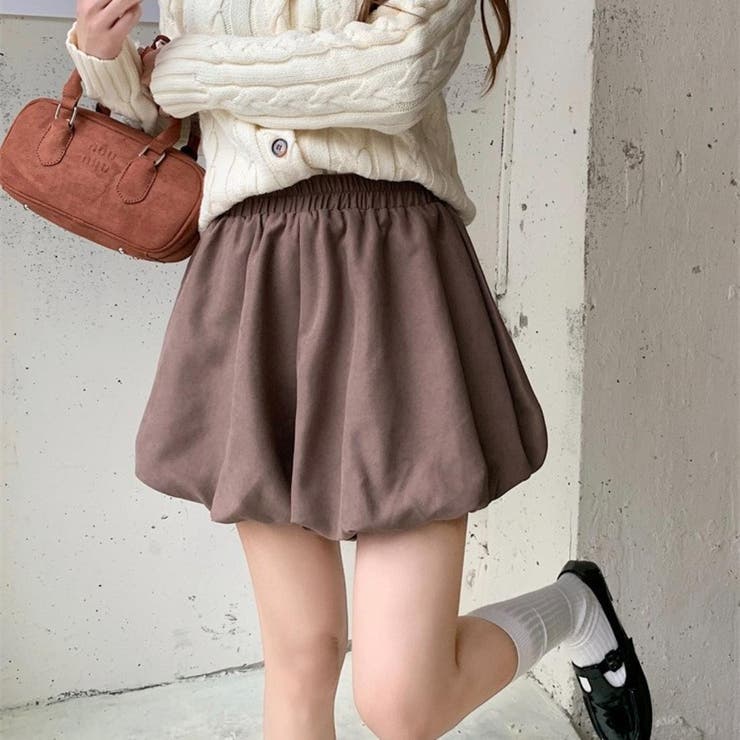 オフィスでもホームでも楽しめる、バルーンミニスカート パラシュートミニスカート | maison de LATIR | 詳細画像16 