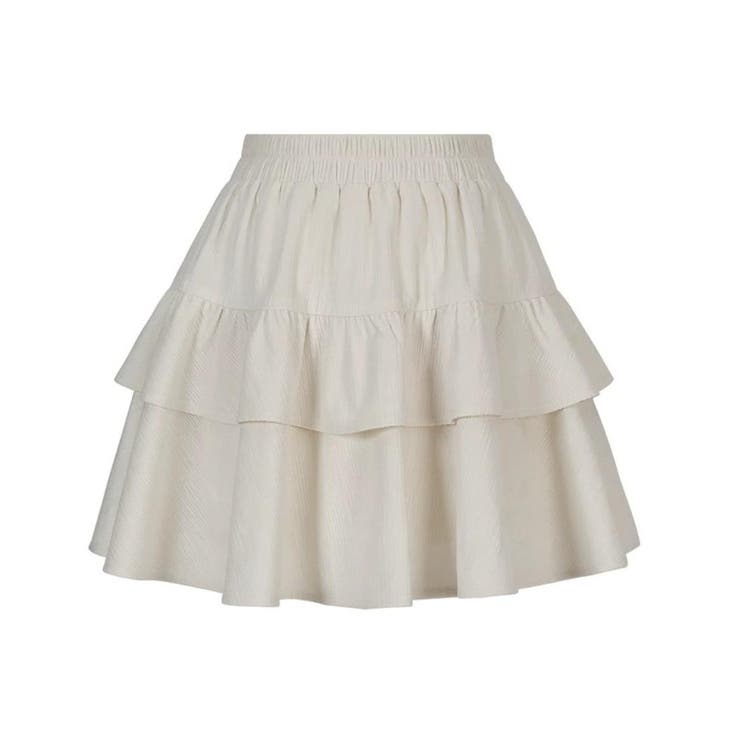 冬の毎日を彩る、大人可愛いコーデュロイティアードミニスカート フリルミニスカート | maison de LATIR | 詳細画像13 