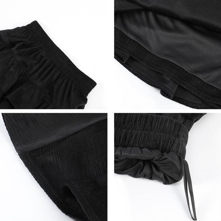 冬の毎日を彩る、大人可愛いコーデュロイティアードミニスカート フリルミニスカート | maison de LATIR | 詳細画像16 