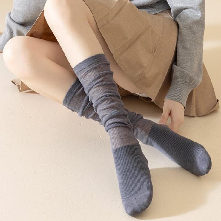 足元からふんわり気分で選べるロングソックス セット 2色 | maison de LATIR | 詳細画像3 