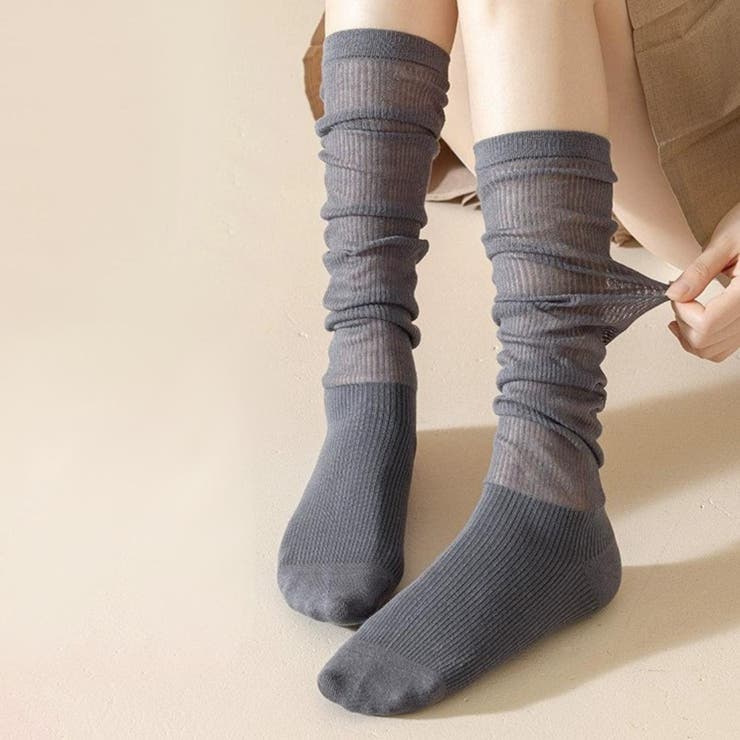 足元からふんわり気分で選べるロングソックス セット 2色 | maison de LATIR | 詳細画像4 