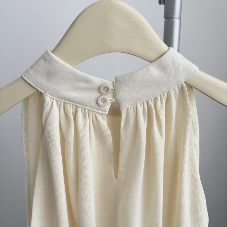 軽やかな着心地のホルターネックブラウス オフィス トップス | maison de LATIR | 詳細画像13 