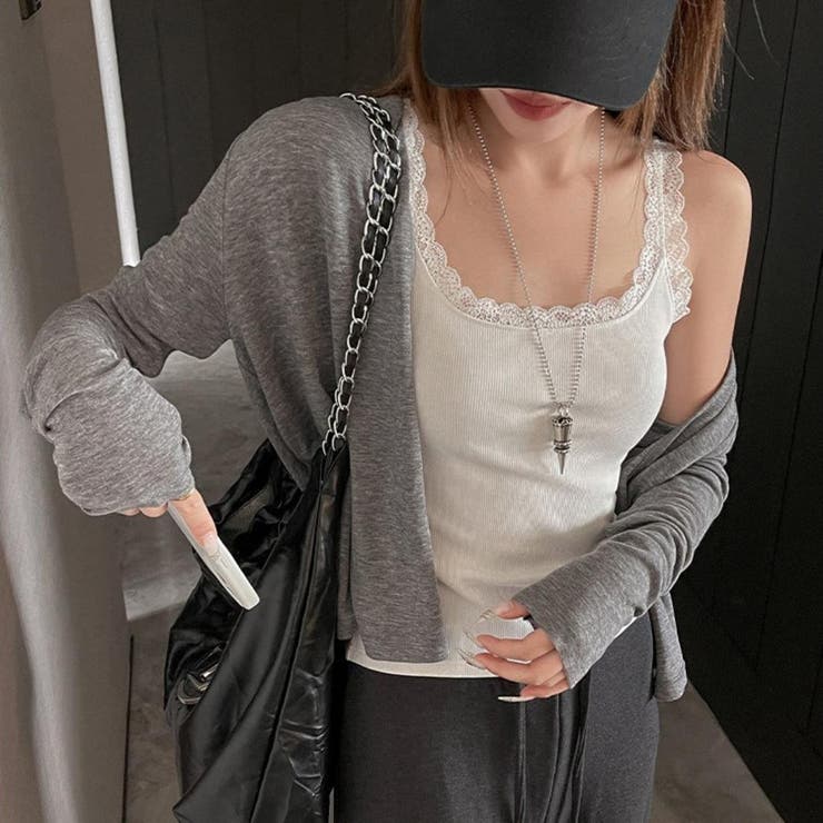 重ねるだけで今っぽい抜け感のタンクトップ トップス インナー | maison de LATIR | 詳細画像5 