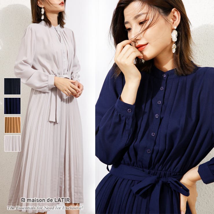 プリーツワンピース ワンピース ワンピース | maison de LATIR | 詳細画像1 