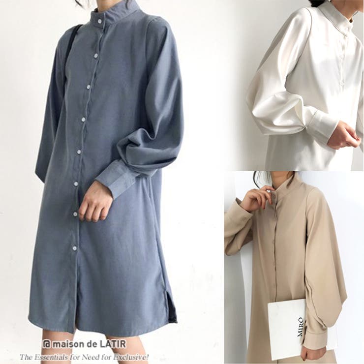 ワンピース シャツワンピース シャツワンピ 品番 Msdl Maison De Latir メゾンドラティール のレディースファッション通販 Shoplist ショップリスト