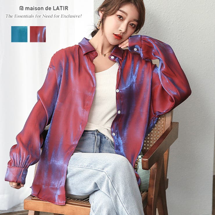 トップス 前開き シャツ 品番 Msdl Maison De Latir メゾンドラティール のレディース ファッション通販 Shoplist ショップリスト