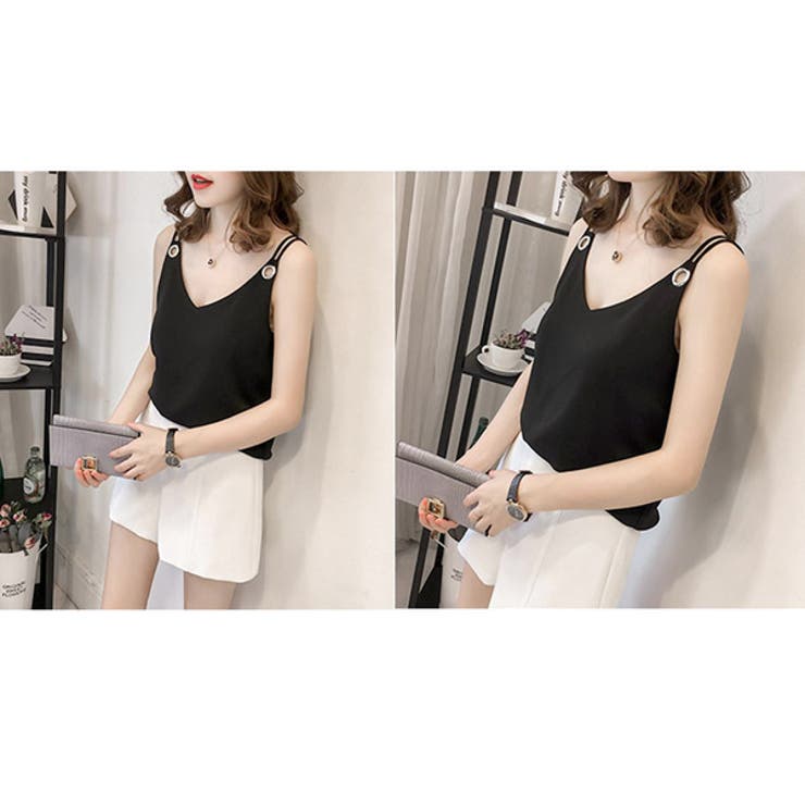 キャミ キャミソール ノースリーブ | maison de LATIR | 詳細画像3 