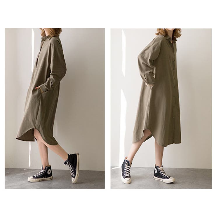 ワンピース シャツワンピース ワンピ | maison de LATIR | 詳細画像11 