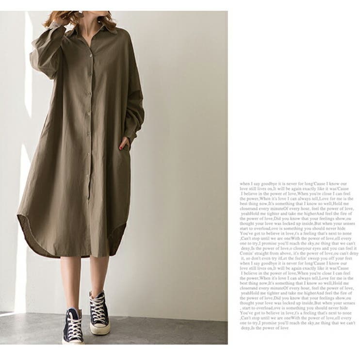 ワンピース シャツワンピース ワンピ | maison de LATIR | 詳細画像12 